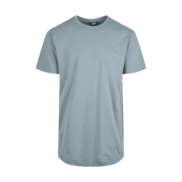 Męska Długa Koszulka W Kształcie Litery T. Niebieskie koszulki sportowe męskie Urban Classics, m, bez wzorów, bez kołnierzyka, bez ramiączek, trekkingowe. Za 57.99 zł.