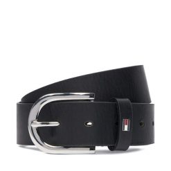 Pasek Tommy Hilfiger. Czarne paski damskie Tommy Hilfiger, bez wzorów. Za 148.99 zł.