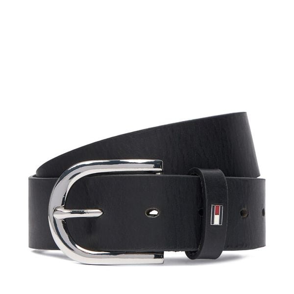 Pasek Tommy Hilfiger. Czarne paski damskie Tommy Hilfiger, bez wzorów. Za 148.99 zł.