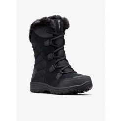 Buty zimowe damskie Columbia Ice Maiden II. Czarne obuwie sportowe damskie Columbia, na zimę, trekkingowe. Za 329.99 zł.