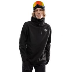 Kurtka snowboardowa męska W1 Skywalk. Czarne kurtki męskie SIROKO, l, bez wzorów, z softshellu, bez kaptura. Za 844.00 zł.