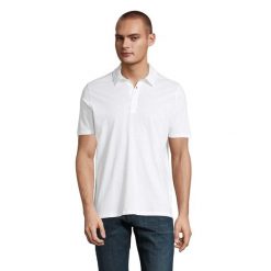 Polo Sol's Octave. Białe koszulki polo męskie SOL'S, m, bez wzorów, z bawełny, bez ramiączek. Za 133.00 zł.