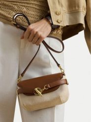 LAUREN RALPH LAUREN Torebka 431P10121003 Beżowy. Brązowe listonoszki damskie Lauren Ralph Lauren, bez wzorów, z materiału, bez dodatków. Za 1,299.00 zł.