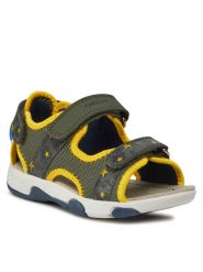 Geox Sandały B Sandal Multy Boy B450FA 014CE C0629 S Khaki. Brązowe sandały chłopięce Geox, ze skóry, bez zapięcia. Za 199.99 zł.