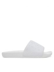 Just Cavalli Klapki 78RA3SZ5 ZSC31 Biały. Białe klapki damskie Just Cavalli, bez wzorów, z tworzywa sztucznego, bez obcasa. Za 229.99 zł.