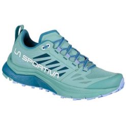 Damskie buty trailowe La Sportiva Jackal. Białe obuwie sportowe damskie La Sportiva, bez wzorów, z materiału, do biegania. Za 676.50 zł.
