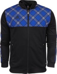 Adidas Bluza męska adidas Tiro Track czarno-niebieska HN5513 S. Czarne bluzy męskie Adidas, m, bez wzorów, bez kaptura. Za 213.83 zł.
