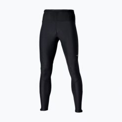 Legginsy do biegania męskie Mizuno Trail Multipocket Long black. Czarne legginsy sportowe męskie Mizuno, m, bez wzorów, do biegania. Za 279.99 zł.
