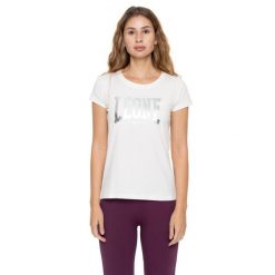 Koszulka Damen-Kurzarm z Leone 1947 Nigdy bez Aufdruck. Białe koszulki sportowe damskie LEONE 1947 APPAREL, bez wzorów, z bawełny, bez kołnierzyka, bez ramiączek, na fitness i siłownię. W wyprzedaży za 84.20 zł.