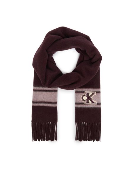 Calvin Klein Szalik LV04F8101G Bordowy. Czerwone czapki i kapelusze damskie Calvin Klein, bez wzorów. Za 329.99 zł.