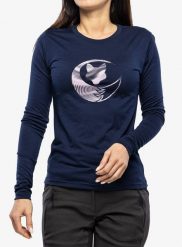 Bluza damska Sensor Merino Active PT. Niebieskie bluzy damskie Sensor, s, bez wzorów, z materiału, bez kaptura. Za 351.99 zł.