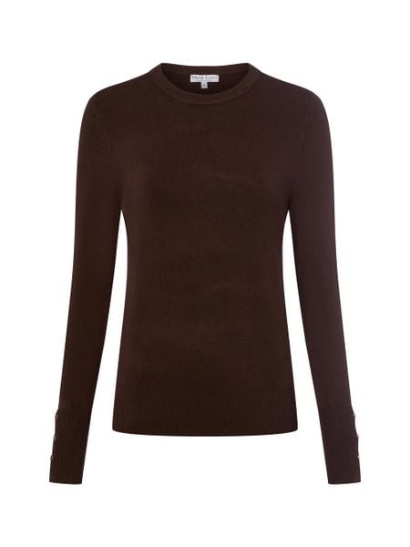 Marie Lund Sweter damski z cienkiej dzianiny Kobiety brązowy jednolity, XXL. Brązowe swetry damskie Marie Lund, xxl, bez wzorów, z dzianiny, bez kołnierzyka, bez ramiączek, bez kaptura. Za 199.95 zł.