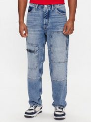 Tommy Jeans Jeansy Aiden Baggy Tapered Cargo Ah7032 DM0DM18083 Niebieski Regular Fit. Niebieskie jeansy męskie Tommy Jeans. Za 559.99 zł.