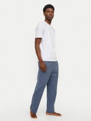 Jack & Jones Piżama 12263659 Niebieski Regular Fit. Niebieskie piżamy męskie Jack & Jones, m, bez wzorów, z bawełny, bez ramiączek. Za 149.99 zł.
