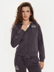 Kappa Bluza Femisa 351N2NW Szary Regular Fit. Szare bluzy damskie Kappa, xs, bez wzorów, z syntetyku, bez kaptura. Za 169.99 zł.