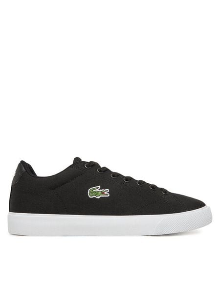 Lacoste Tenisówki 7-49CFA0004 Czarny. Czarne trampki i tenisówki damskie Lacoste, bez wzorów, z materiału, bez zapięcia. Za 211.99 zł.