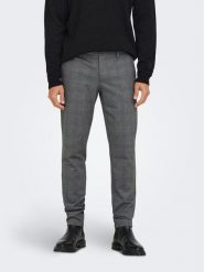 Only & Sons Chinosy 22019887 Szary Slim Tapered Fit. Szare eleganckie spodnie męskie Only & Sons, m, bez wzorów, z syntetyku. Za 179.99 zł.
