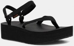 W'S Flatform Sandal Slim, BLK, 40 (us 9); uk 7. Sandały damskie Teva, bez wzorów, bez obcasa, bez zapięcia. Za 244.17 zł.