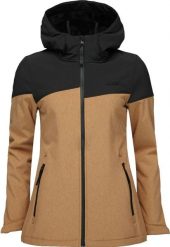 Damska kurtka softshell Loap Ludysa brązowa. Brązowe kurtki damskie LAP, na jesień, s, bez wzorów, z elastanu, bez kaptura, do biegania. Za 295.99 zł.