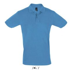 Polo Sol's Perfect. Niebieskie koszulki polo męskie SOL'S, m, bez wzorów, eleganckie, bez ramiączek. Za 109.00 zł.
