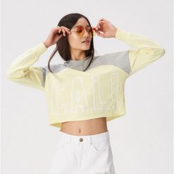 Bluza w bloki kolorów - Żółty. Bluzy damskie Sinsay. Za 49.99 zł.