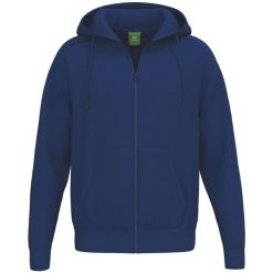 Niebieska kurtka z kapturem Erima Ts. Niebieskie kurtki męskie Erima, na jesień, m, bez wzorów, z bawełny, klasyczne, z kapturem. Za 313.99 zł.