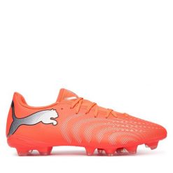 Buty do piłki nożnej Puma. Czerwone buty sportowe męskie Puma, bez zapięcia. Za 189.99 zł.