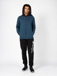 Bluza trekking męska Full Zip. Czarne bluzy męskie Champion, m, bez wzorów, z bawełny, bez kaptura, trekkingowe. Za 229.00 zł.