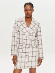 Bruuns Bazaar Marynarka Nanya BBW3790 Biały Regular Fit. Białe żakiety damskie Bruuns Bazaar, bez wzorów, z syntetyku. Za 409.99 zł.
