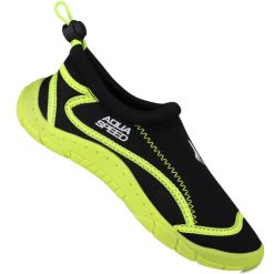 Buty damskie sportowe do wody jeżowce AQUA SHOE. Czarne obuwie sportowe damskie Aqua-Speed, bez wzorów, z materiału, do pływania. Za 42.00 zł.
