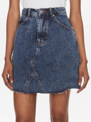 Hugo Spódnica jeansowa Getina 50507934 Granatowy Regular Fit. Niebieskie spódnice damskie Hugo, xs, bez wzorów, z bawełny. Za 779.99 zł.