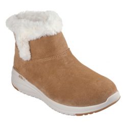 Buty zimowe damskie, On-The-Go Stellar - Cozy Step. Czarne obuwie sportowe damskie Skechers, na zimę, trekkingowe. Za 399.99 zł.