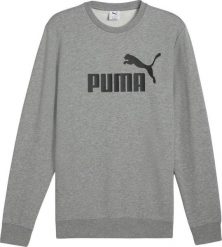 Bluza męska Puma ESS No.1 Logo Crew TR szara 682560 03 2XL. Szare bluzy męskie Puma, m, bez wzorów, bez kaptura. Za 240.50 zł.