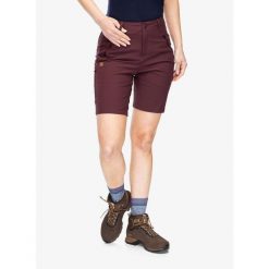 Spodenki turystyczne damskie Fjallraven Abisko Trail Stretch Shorts. Fioletowe szorty sportowe damskie Fjällräven, xs, bez wzorów, sportowe, trekkingowe. Za 455.99 zł.