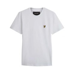 Koszulka Lyle & Scott T Plain. Białe koszulki sportowe męskie LYLE AND SCOTT, bez wzorów, bez kołnierzyka, bez ramiączek. Za 140.50 zł.