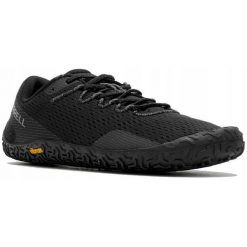 Buty sportowe dla mężczyzn Merrel Vapor Glove 6. Czarne buty sportowe męskie Merrell, bez zapięcia, do biegania. W wyprzedaży za 441.25 zł.