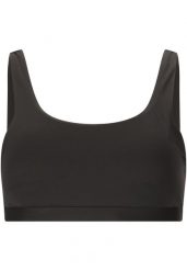 Damski top do kostiumu kąpielowego Athlecia Ally. Czarne topy damskie Athlecia, s, bez wzorów, z materiału, bez kołnierzyka, bez ramiączek. Za 157.50 zł.