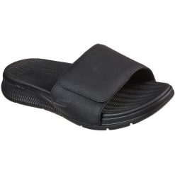 Klapki Skechers GO Consistent 229033BBK, Mężczyźni. Czarne klapki męskie Skechers, ze skóry ekologicznej, sportowe. Za 390.00 zł.