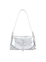 JENNY Torebka JNY-S-002-07 Srebrny. Szare torebki do ręki damskie Jenny, bez wzorów, z tworzywa sztucznego, bez dodatków. Za 129.99 zł.