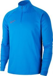 Nike Bluza męska Dry Academy Dril Top niebieska r. S (AJ9708-453). Niebieskie bluzy męskie Nike, m, bez wzorów, bez kaptura. Za 158.22 zł.