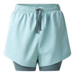 Spodenki Damskie Sprint Up II. Niebieskie szorty sportowe damskie Regatta, bez wzorów, sportowe, do biegania. Za 75.99 zł.
