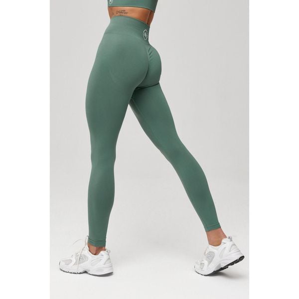 Damskie legginsy treningowe bezszwowe Rough Radical Seamless Classic. Zielone legginsy damskie ROUGH RADICAL, bez wzorów. W wyprzedaży za 135.92 zł.