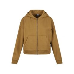 Damska bluza z kapturem zapinana na zamek Urban Classics. Zielone bluzy damskie Urban Classics, bez wzorów, z kapturem. Za 267.50 zł.