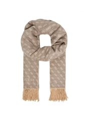 Guess Szalik AW5423 POL03 Beżowy. Brązowe rękawiczki damskie Guess, z aplikacjami, z materiału. Za 239.99 zł.