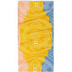 Bandana BUFF COOLNET UV® ADRAI MULTI. Żółte szaliki i chusty damskie Buff, bez wzorów. Za 52.99 zł.