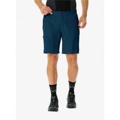 Spodenki turystyczne męskie Vaude Scopi LW Shorts II. Niebieskie krótkie spodenki sportowe męskie Vaude, m, bez wzorów, trekkingowe. Za 299.19 zł.