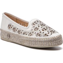 Espadryle BALDININI - 999916XNAPP909090KXX Bianco. Białe espadryle damskie Baldinini, bez wzorów, z materiału, bez obcasa, na płaskiej podeszwie, bez zapięcia. W wyprzedaży za 839.00 zł.