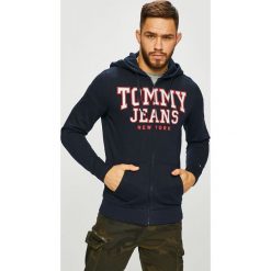 Tommy Jeans - Bluza. Czarne bluzy męskie Tommy Jeans, z nadrukiem, z bawełny. Za 399.90 zł.