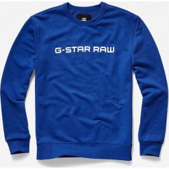 G-Star Raw - Bluza. Niebieskie bluzy męskie G-Star Raw. Za 349.90 zł.