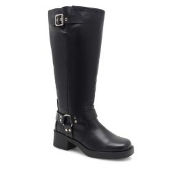 Kozaki Jenny Fairy. Czarne kozaki damskie Jenny Fairy, bez obcasa, na płaskiej podeszwie. Za 137.99 zł.